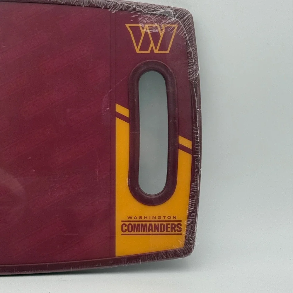Washington Commanders NFL Cutting Board Burgundy Gold Reversible 14.5 x 9 NEW